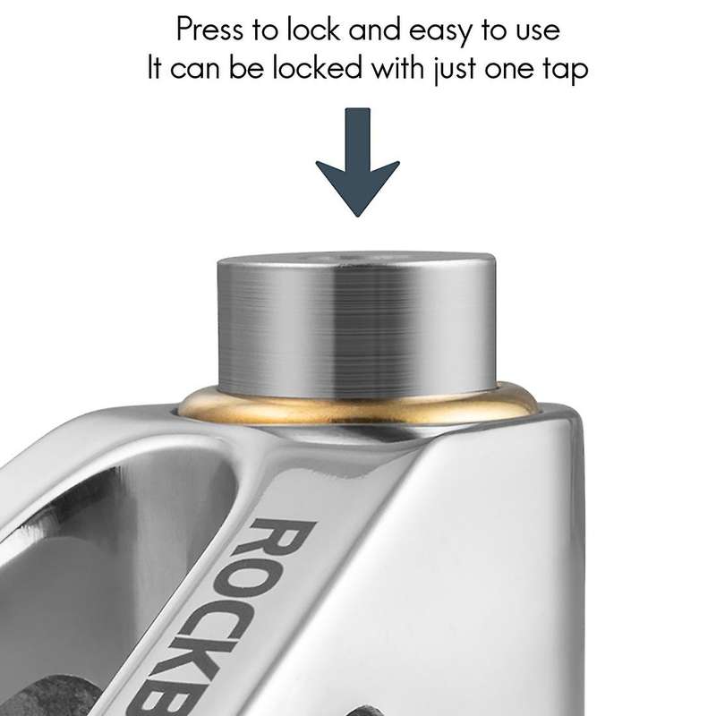 Bike Disc Brake Lock Waterproof Security Non-Theft Wheel Brake Lock Motorcycle Scooter Vehicle Foldi