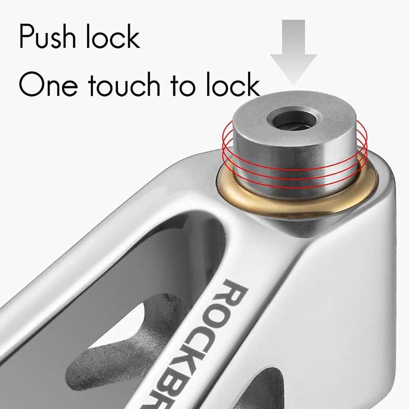 Bike Disc Brake Lock Waterproof Security Non-Theft Wheel Brake Lock Motorcycle Scooter Vehicle Foldi