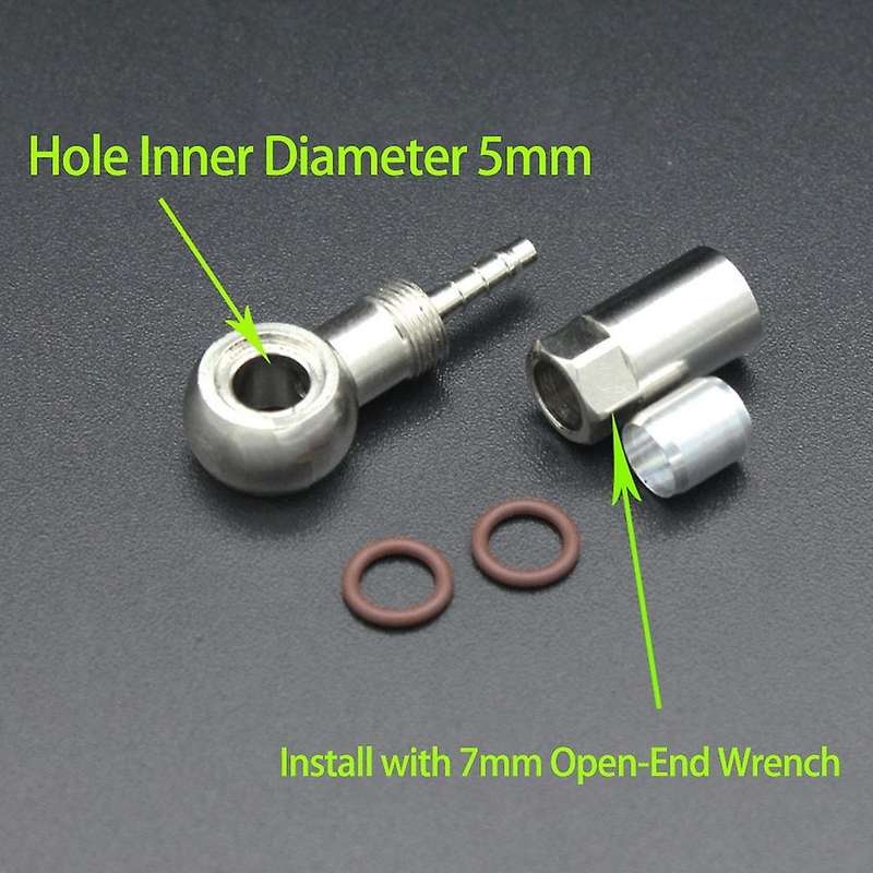 Bike Hydraulic Hose Fitting Insert Banjo for Mt4/mt6/mt8 Bicycle Accessories Parts
