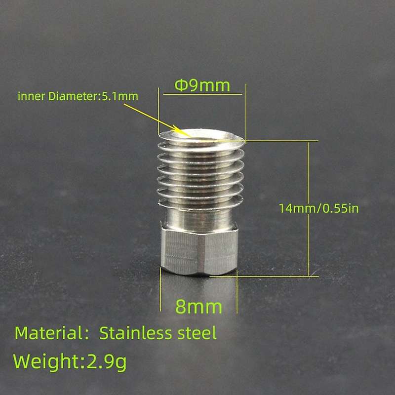 Bike Hydraulic Hose Fitting Insert Banjo for Mt4/mt6/mt8 Bicycle Accessories Parts