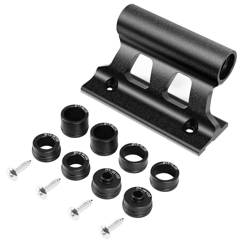 Bike Fork Mount Quick Release Fork Mount Truck Bicycle Carrier Fixed Clip Luggage Rack with Thru Axl