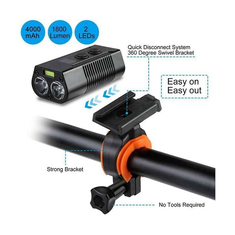 Bike Headlight and Bike Tail Light Set Waterproof Usb Rechargeable Tail Light for Road Mountain Kids