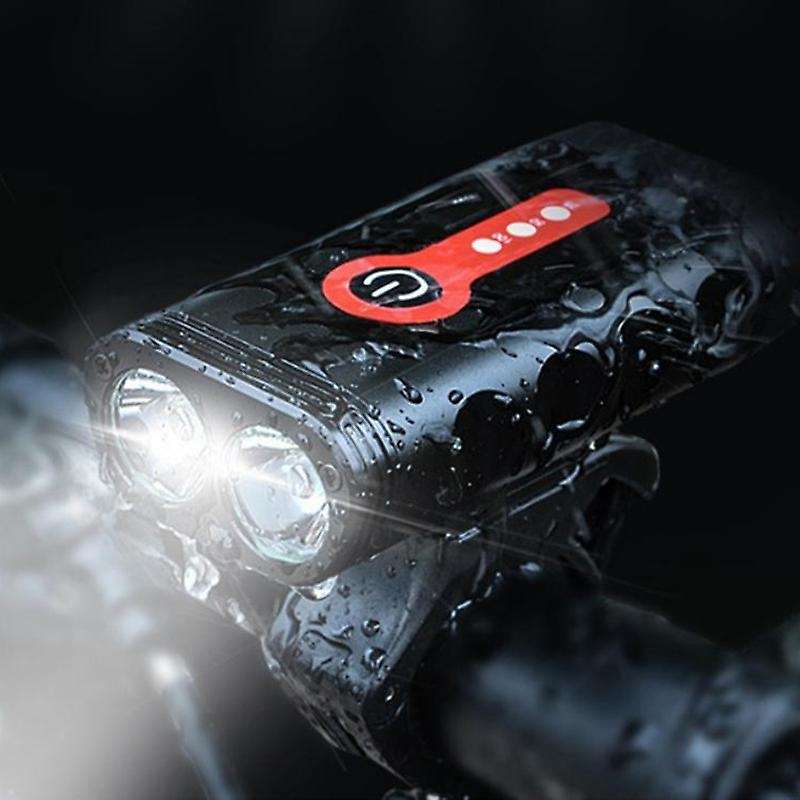 Bike Light Set 600 Lumens 360 Degree Rotatable Waterproof USB Rechargeable Bicycle Headlight Cycling