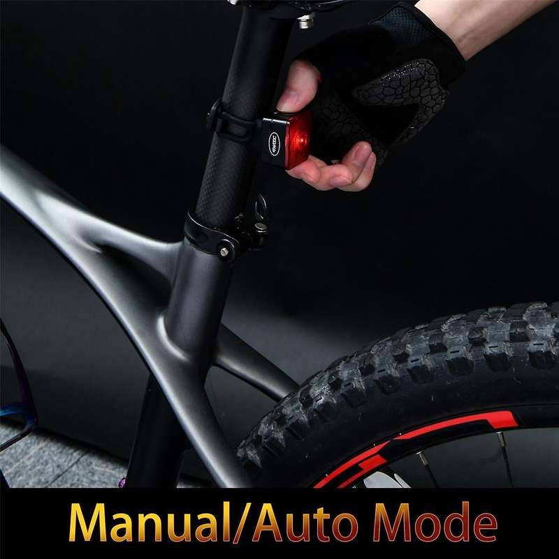 Bike Light Bicycle Smart Brake Taillight High Brightness Long Distance AUTO Dormancy Rechargeable IP