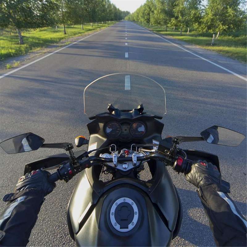 Bike Mirror 2 Pack, Bike Mirrors Handlebar Rearview Mirror, 360 Rotatable Bike Rear View Mirror, Saf
