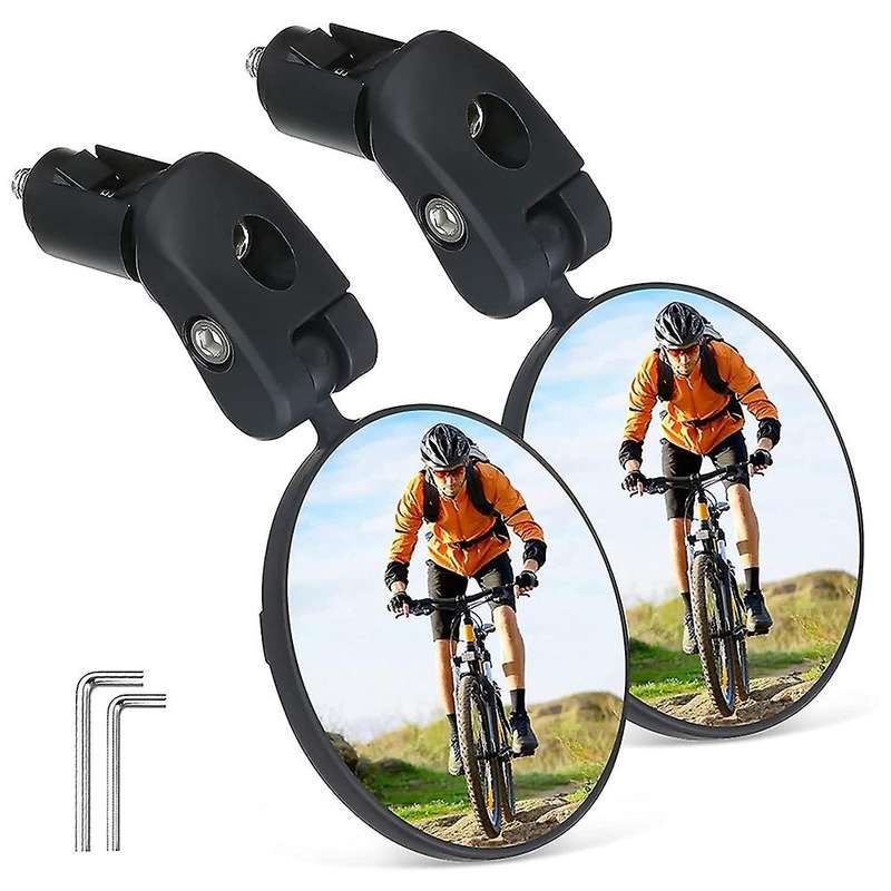 Bike Mirror,Bicycle Cycling Rear View Mirrors,Safe Rearview Mirror, Adjustable Handlebar Mounted Pla