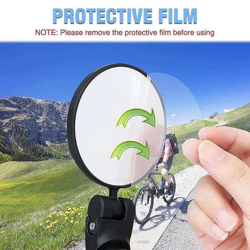 Bike Mirror,Bicycle Cycling Rear View Mirrors,Safe Rearview Mirror, Adjustable Handlebar Mounted Pla