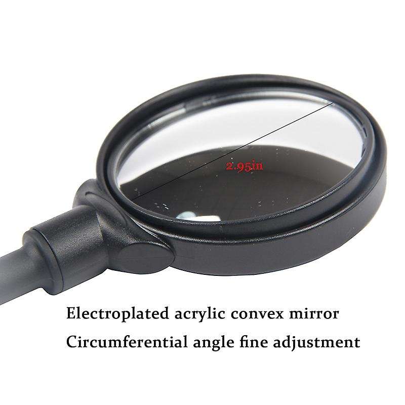Bike Rear View Mirror Road Mountain Bicycle Handlebar Back View Mirror Wide Angle Mirror Motocycle C