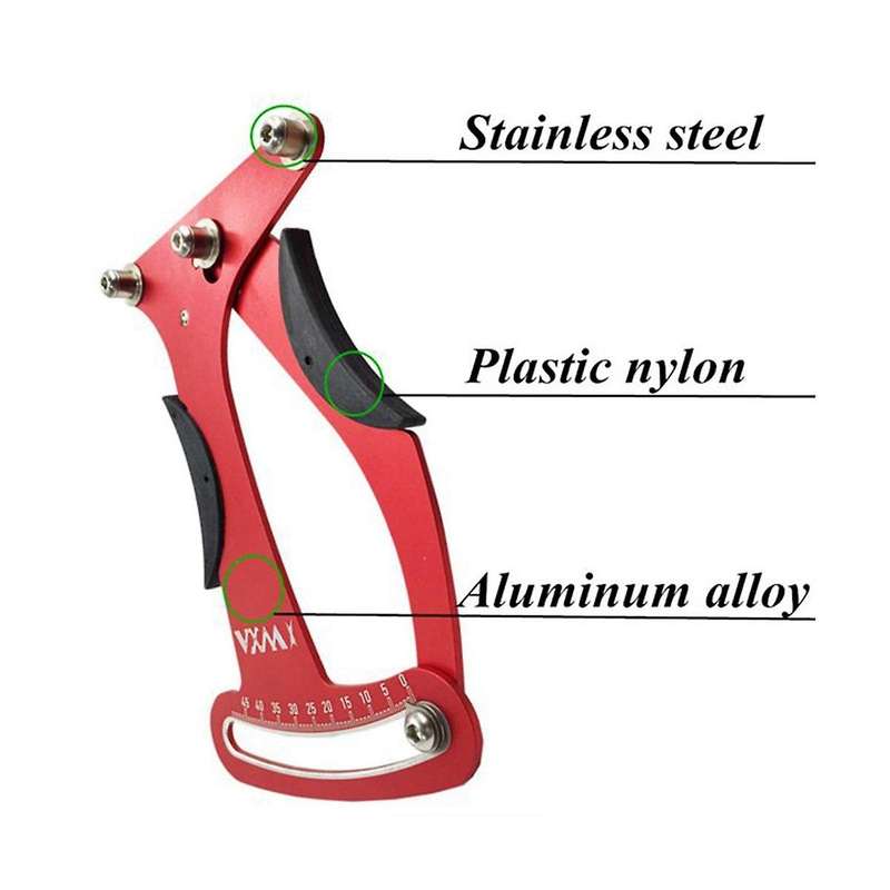 Bike Repair Tool Bike Spoke Tension Meter Measures Spoke Tension for Building/tuning Wheels Bike R
