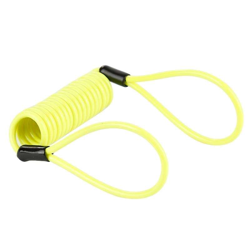 Bike Spring Disc Lock Reminder Cable Anti Thief Security Steel Wire for Motorcycle Bicycle Scooter B