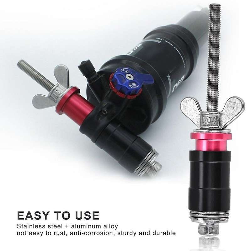 Bike Rear Shock Bushing Tool Anti-Rust Rear Shock Eyelet Bushing Removal Install Tool with 3 Adapter
