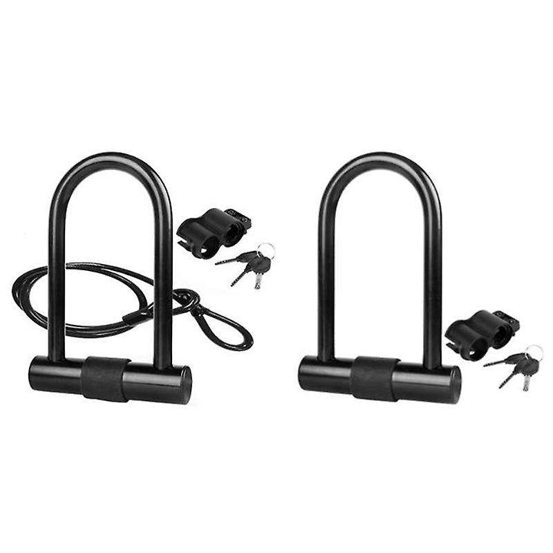 Bike U Lock Steel Lock Steel Road Bike Bicycle Anti Hydraulic Cable Lock Anti-Theft Heavy Duty Lock