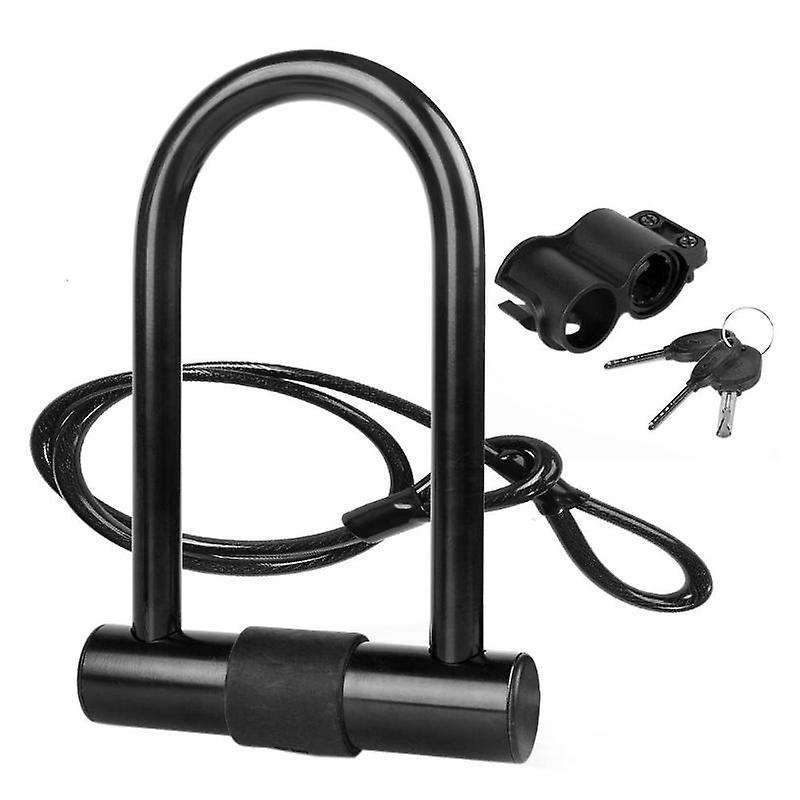 Bike U Lock Steel Lock Steel Road Bike Bicycle Anti Hydraulic Cable Lock Anti-Theft Heavy Duty Lock