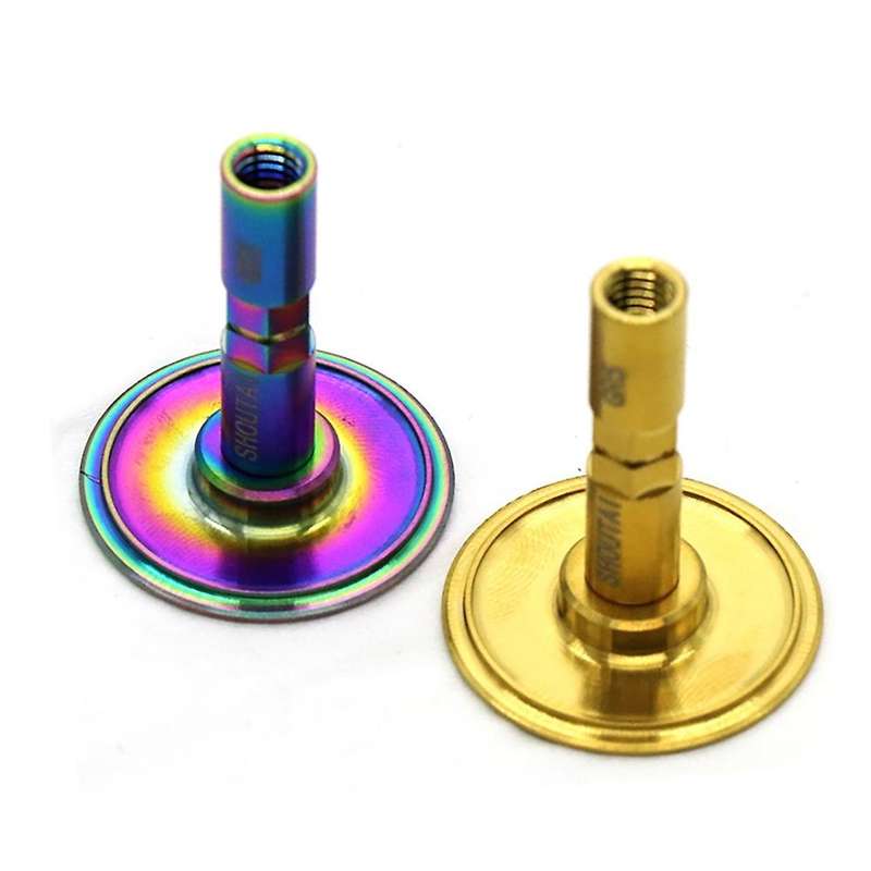 Bike Titanium Alloy Seat Tube Limit Mushroom Headcolumn Stop Disk for Bicycle Accessories,Multiolor