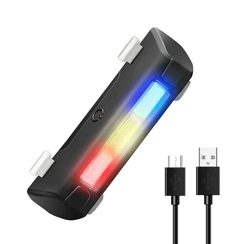 Bike Tail Lights Bright Bicycle Rear Light USB Rechargeable High Intensity Rear Tail Lights for Mo