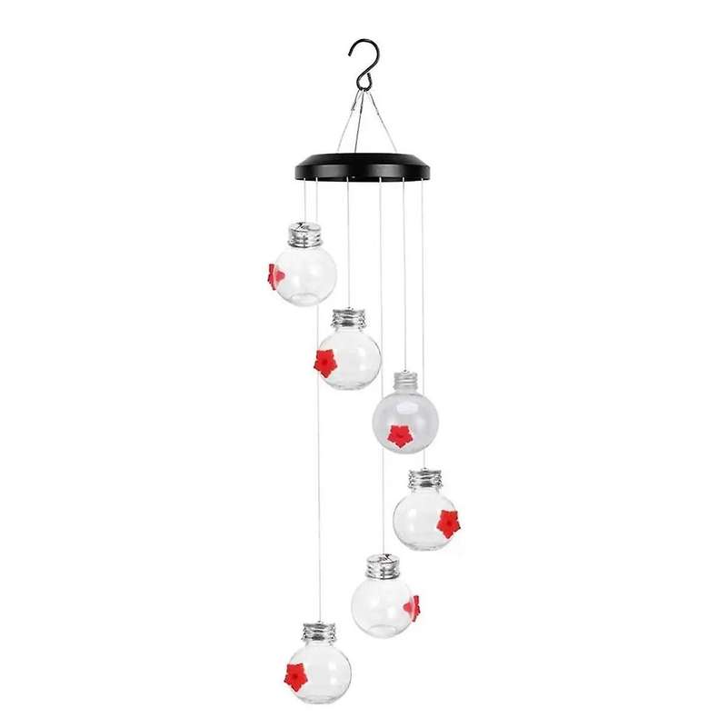Bird Feeders Bird Feeder with Wind Chimes Leak-Proof Bird Feeder Garden Decor Feeding Tool Bird Feed