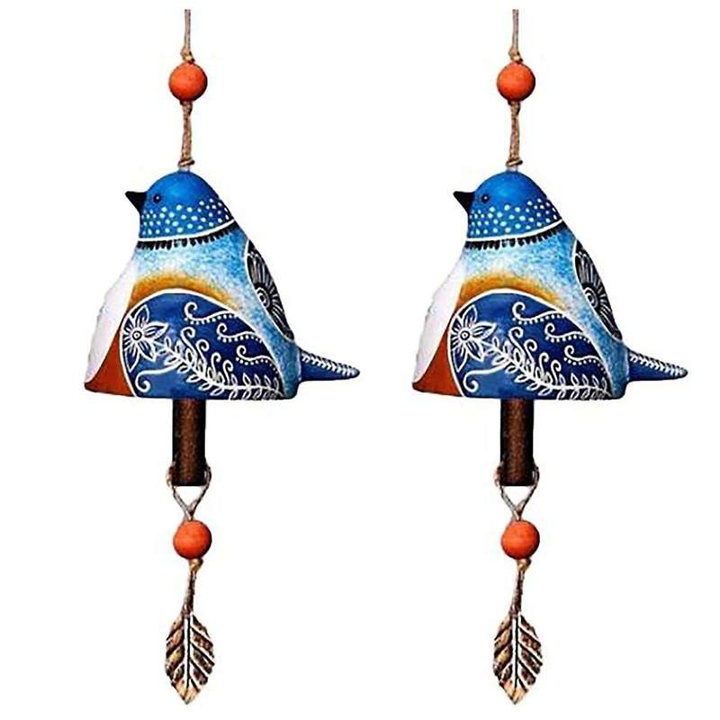Birdsong Bell Hanging, Country Wind Chime, Resin Handicraft Wind Chime Pendant, Courtyard Home Decor