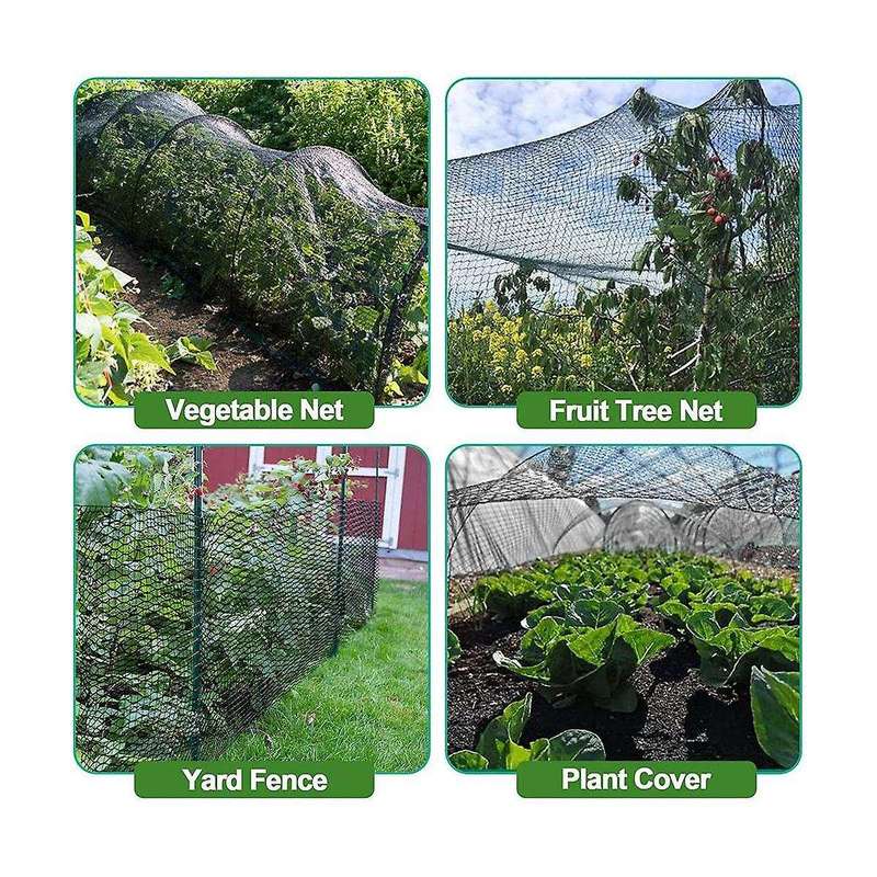 Bird Netting for Garden Protection, 4x10m Garden Netting, Poultry Netting for Chicken Coop, Deer Fe
