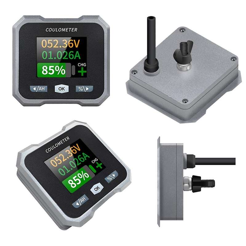 BL105F Coulomb Meter DC10-100V 0-50A Waterproof Battery Meter and Voltmeter for Electric Two-Wheeled
