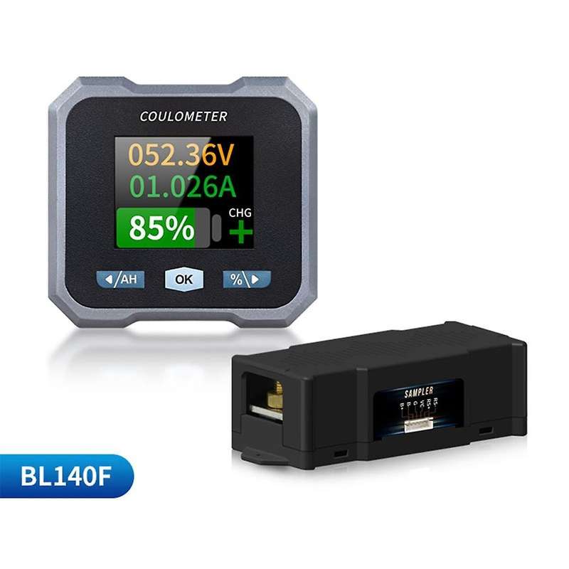 BL140F Coulometer Power Meter DC10-100V 0-400A Waterproof Battery Meter for RVs Yachts Dedicated Ene