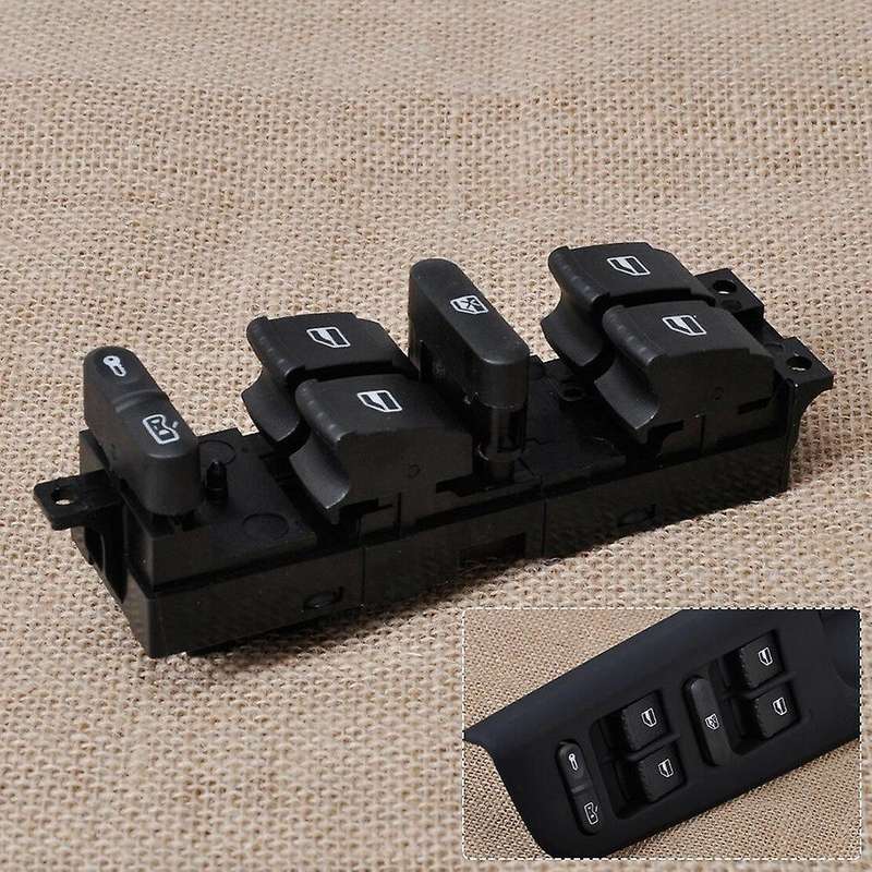 Black 3B0867175 Window Master Switch Panel Bezel Kit for - Golf MK4 MK4 1999-2004