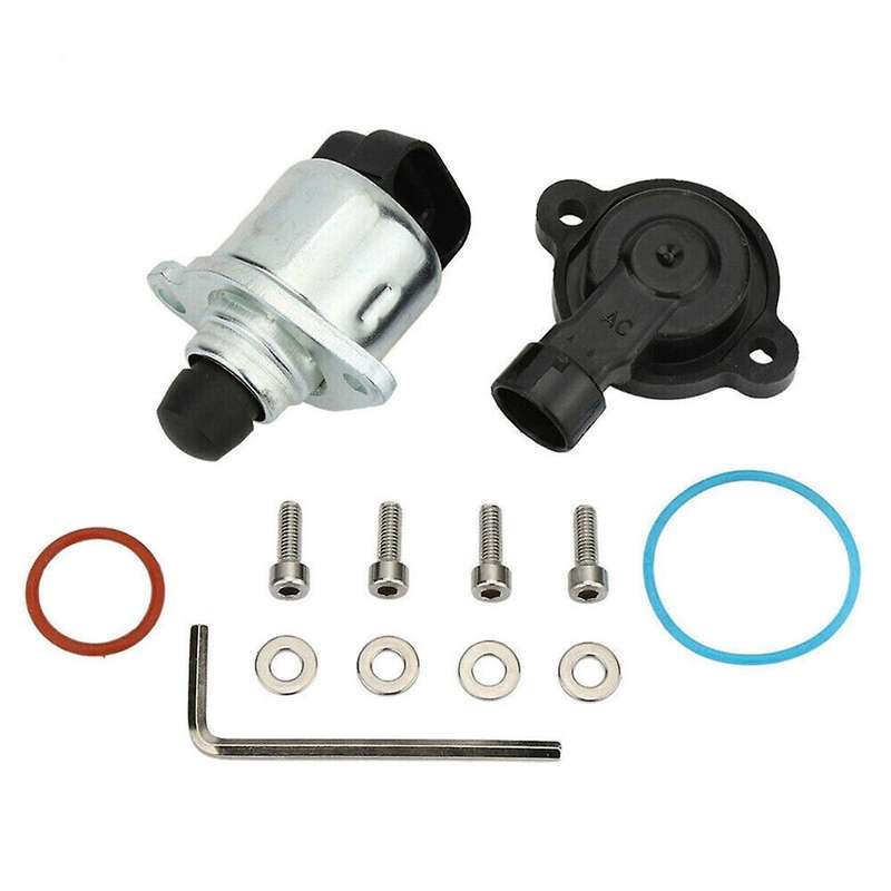 Black 102mm Throttle Body + IAC Position Sensor for LS1 LS3 LS6 LSX LS7