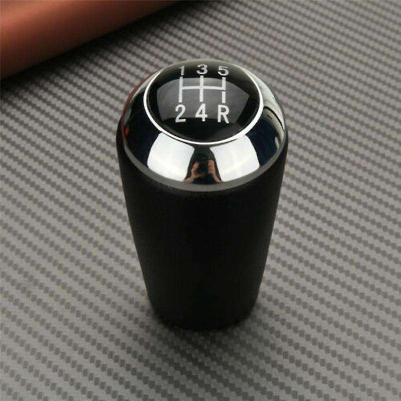 Black 5 Speed Car Gear Shift Knob Stick Shifter Head for 3 5 6