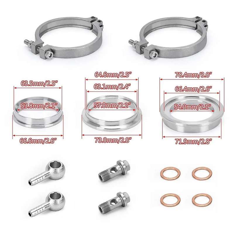 Black 60MM Vband Flange Wastegate External Turbo for Universal Cars