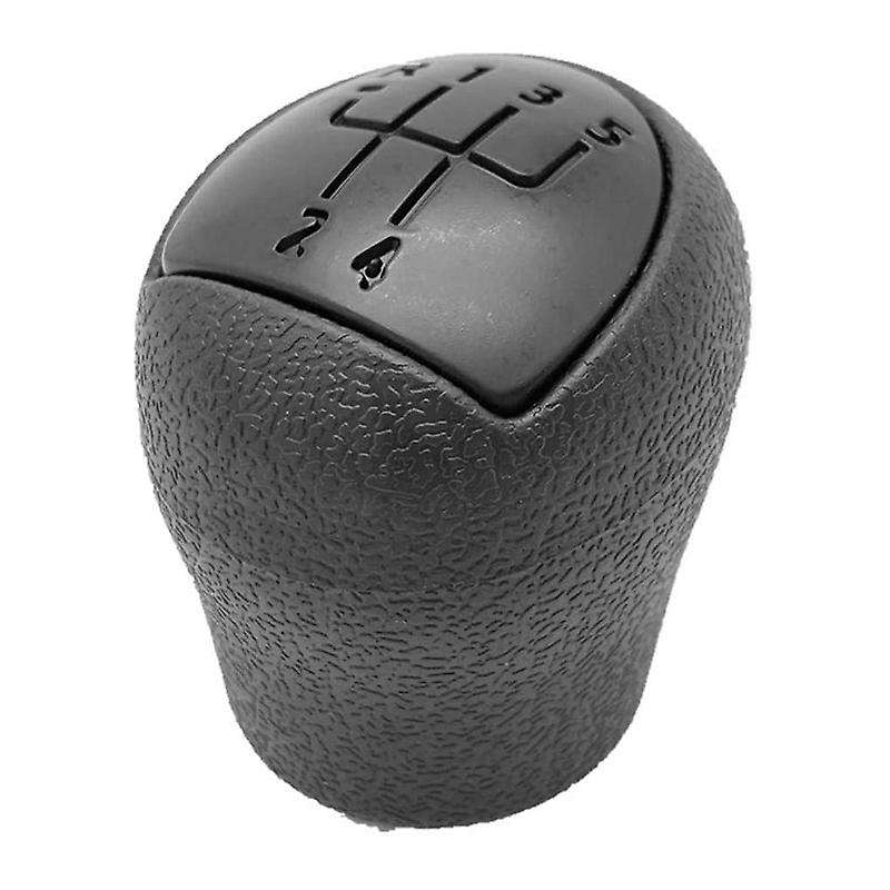 Black 5 Speed Gear Lever Stick Shift Knob Gear Shifter Knob Head for Kangoo 2006-2008