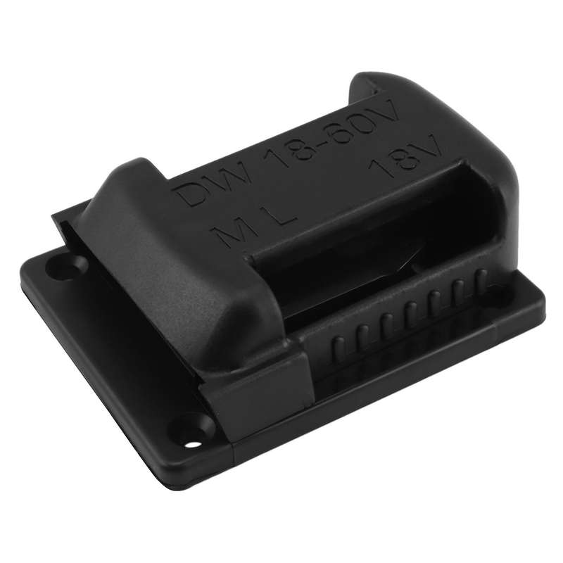 Black 5Pcs ABS Battery Mounts for Battery and Machine Storage Holder Shelf Rack Stand Slots Battery