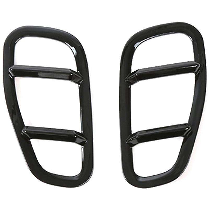 Black ABS Car Front Side Light Lamp Cover Trim for 2015 Up
