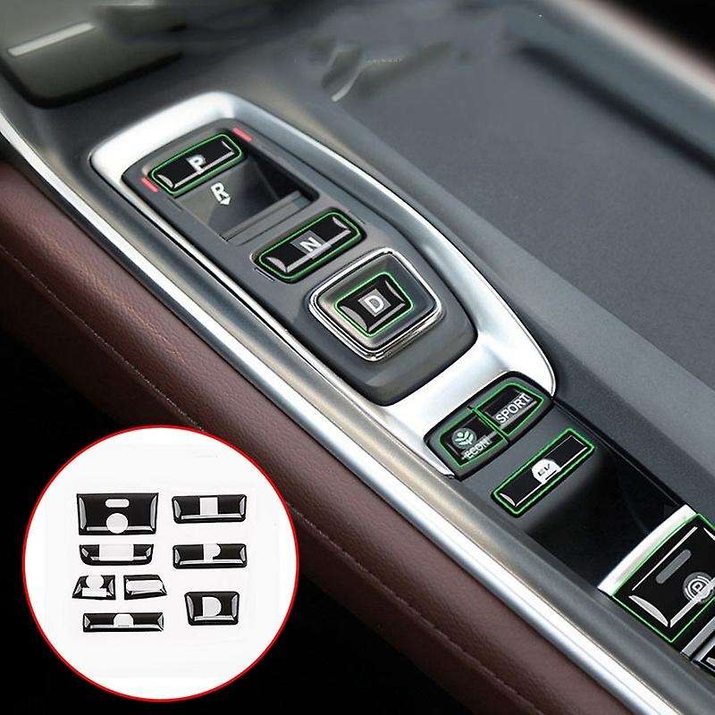 Black ABS Inner Gear Shift Switch Button Guard Cover for Accord 2018-2020 Auto Interior Mouldings St