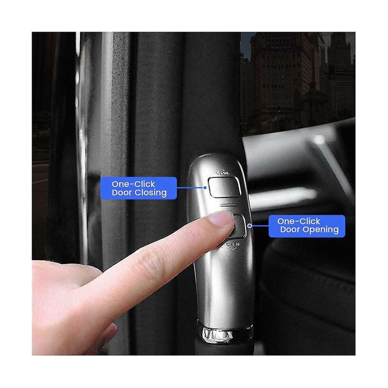 Black Auto Electric Middle Door Switch Button Trim Cover for Alphard 2015-2020 Car Armrest 1 Button