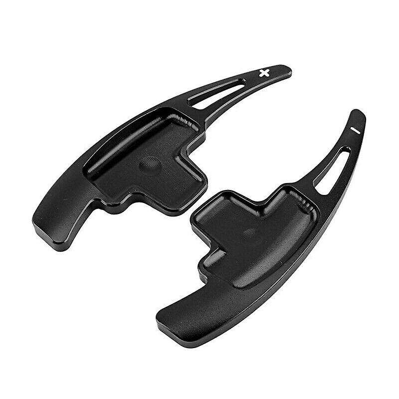 Black Aluminum Alloy Steering Wheel Shift Paddle Extension Shifters Replacement for C E Class GLC