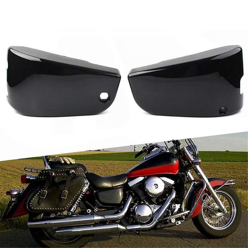 Black Battery Side Covers Protection for Vn 1500 Classic