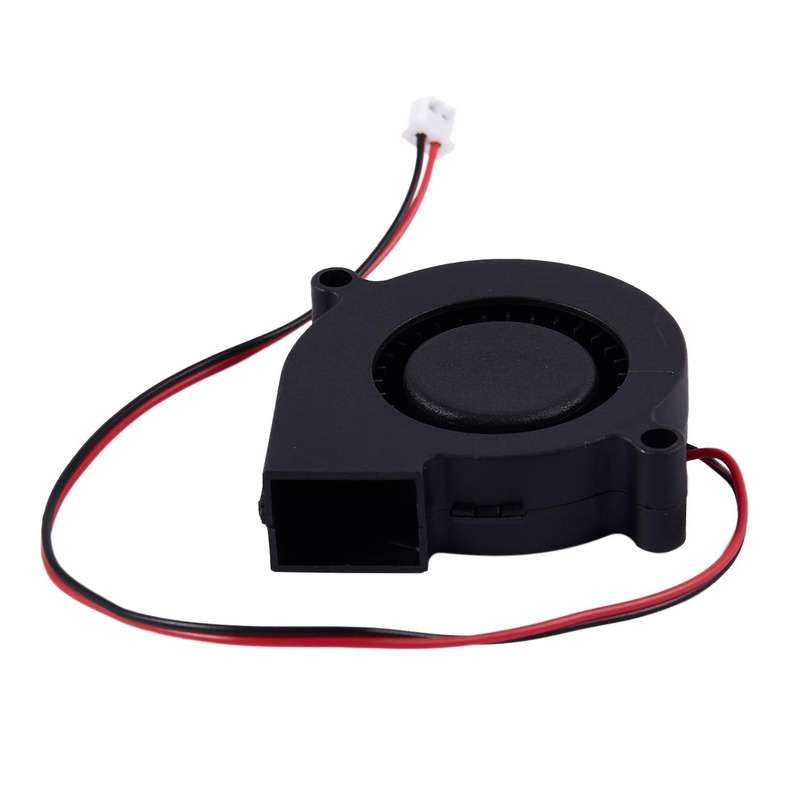 Black Brushless Dc Cooling Blower Fan 5015s 12v 0.14a 50mm X 15mm