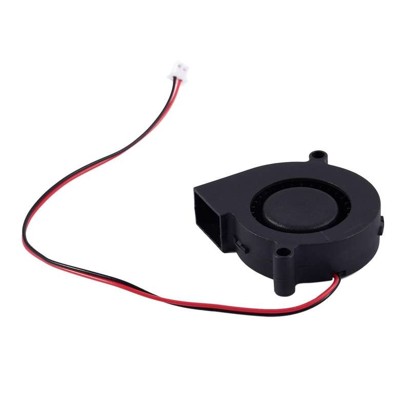 Black Brushless Dc Cooling Blower Fan 5015s 12v 0.14a 50mm X 15mm