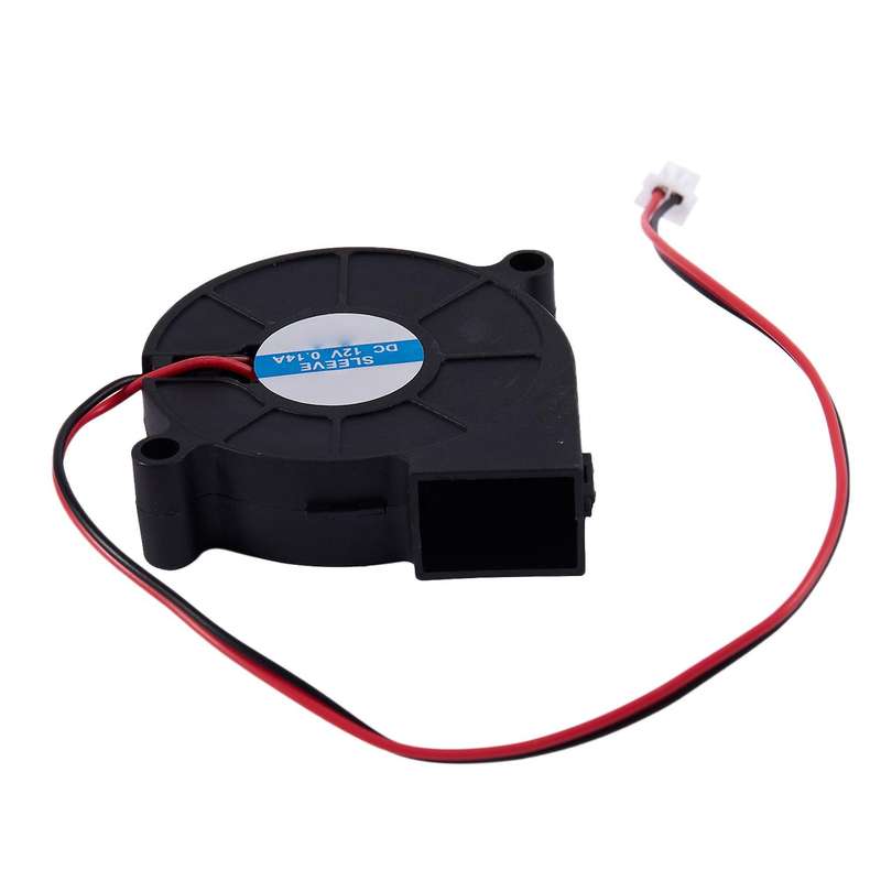 Black Brushless Dc Cooling Blower Fan 5015s 12v 0.14a 50mm X 15mm