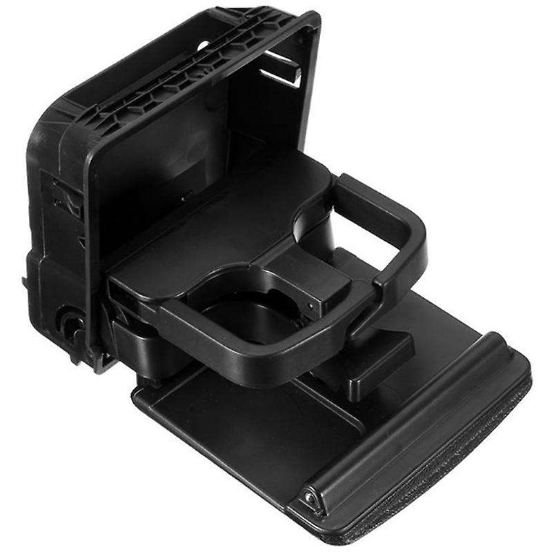 Black Car Console Armrest Rear Cup Holder Box for Golf MK5 MK6