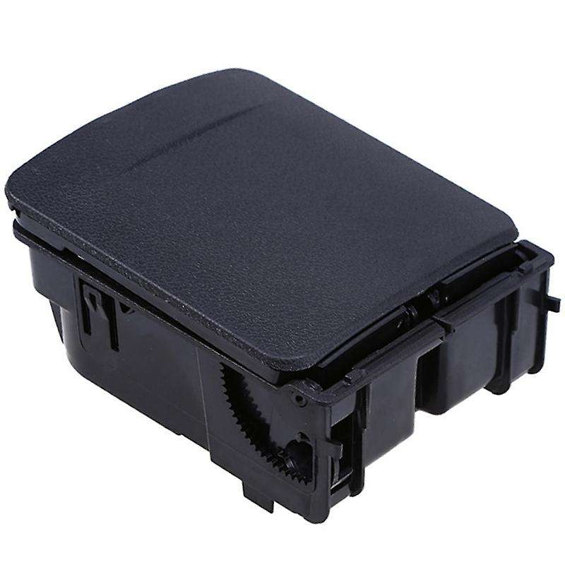 Black Car Console Armrest Rear Cup Holder Box for Golf MK5 MK6