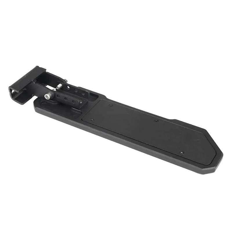 Black Car Brake Pedal Left Side Footrest Kick Panel for JT Anti-Slip for Wrangler JL JLU 4XE 2018-20