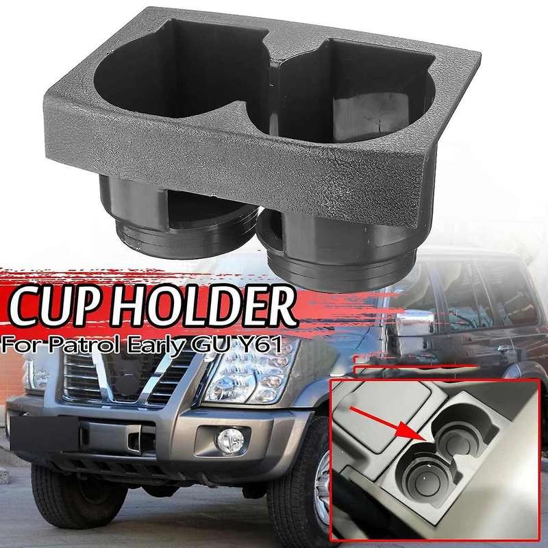 Black Car Center Console Cup Holder Cup Drink Holder Stand for Patrol Early Y61 Cup Holder 68430VB10
