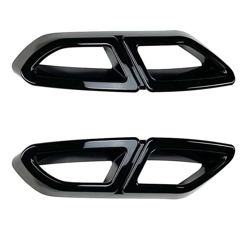 Black Car Four-Outlet Tail Throat Frame Exhaust Pipe Frame for B 2016-2020