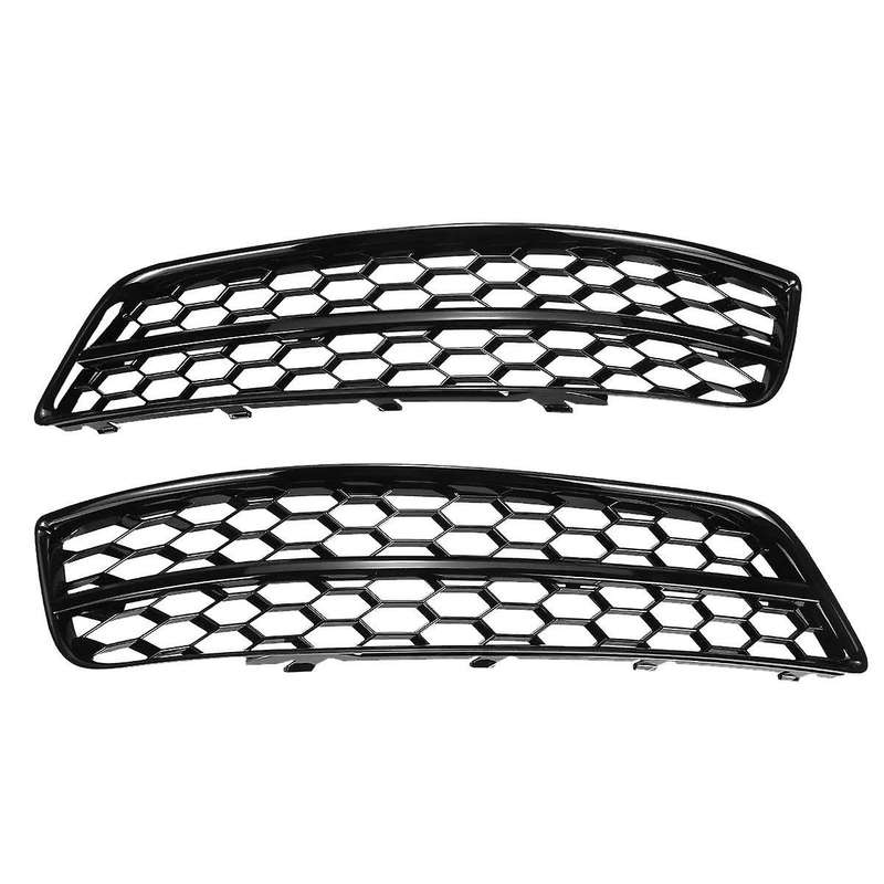 Black Car Front Bumper Fog Light Mesh Grille for A3 8p 2009-2013 Fog Lamp Honeycomb Cover 8p0807681