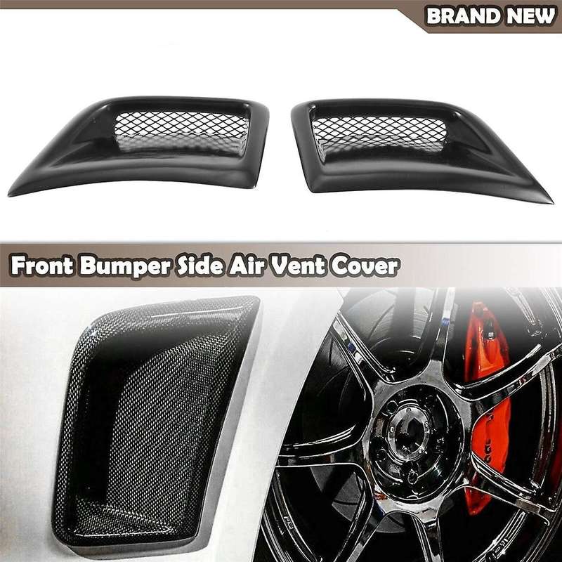 Black Car Front Side Outlet Trim Hood Flow Duct Cover for Wagon 10Th Hatchback 2008-2014