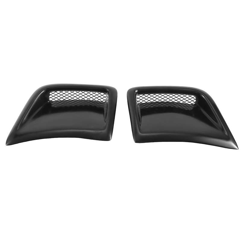 Black Car Front Side Outlet Trim Hood Flow Duct Cover for Wagon 10Th Hatchback 2008-2014