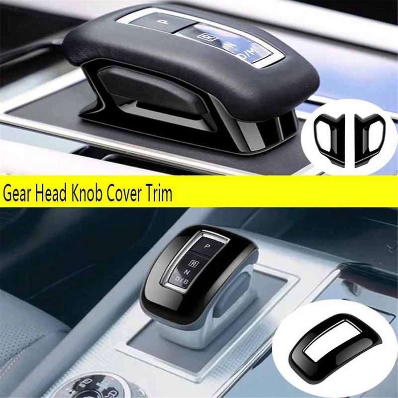 Black Car Gear Head Knob Cover Trim Handball Trim for 2022-2024