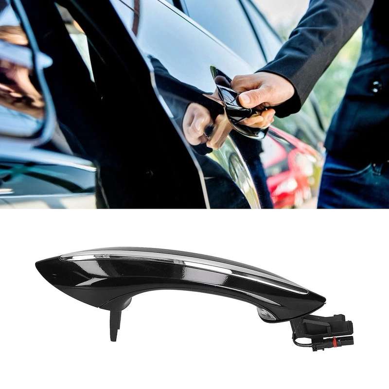 Black Car Front Right Exterior Comfort Access Door Handle for 5 7 Series F01 F02 F06 F10 520D 520I 5