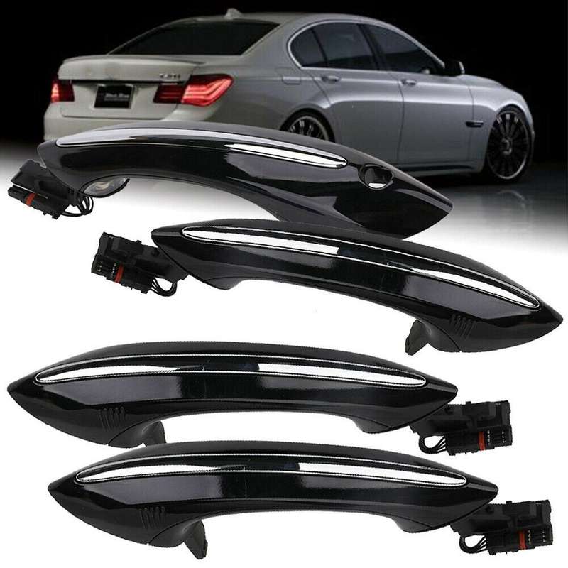 Black Car Front Right Exterior Comfort Access Door Handle for 5 7 Series F01 F02 F06 F10 520D 520I 5