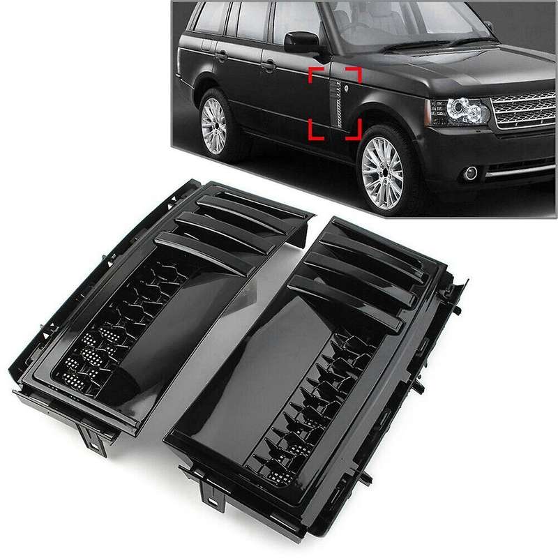 Black Car Mesh Side Vent Grille Trim for L322 2003-2012